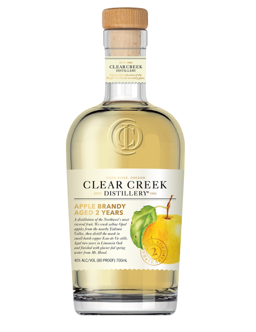 Clear Creek Distillery White Label Apple Brandy 2 year 700ml - Captain Caskwell