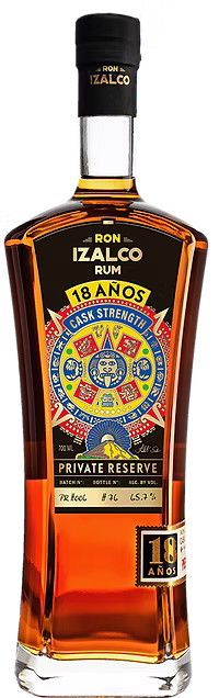 Ron Izalco Rum 18 year Cask Strength Private Reserve 750ml
