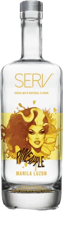 SERV Vodka With Natural Flavor Pineapple Manila Luzon 750 ml - Captain Caskwell