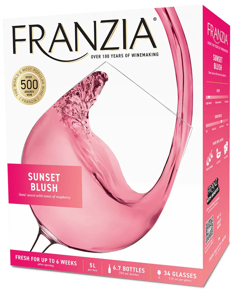 Franzia Sunset Blush 5 L - Captain Caskwell