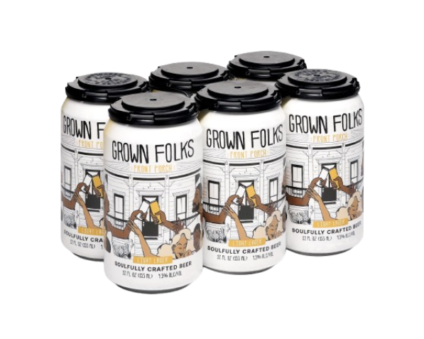 Grown Folks Front Porch Light Beer 6 pack 355 ML - Captain Caskwell