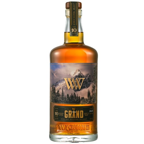 Wyoming Whiskey The Grand Barrel Straight Bourbon 2623 (Grey Label) 750ml - Captain Caskwell