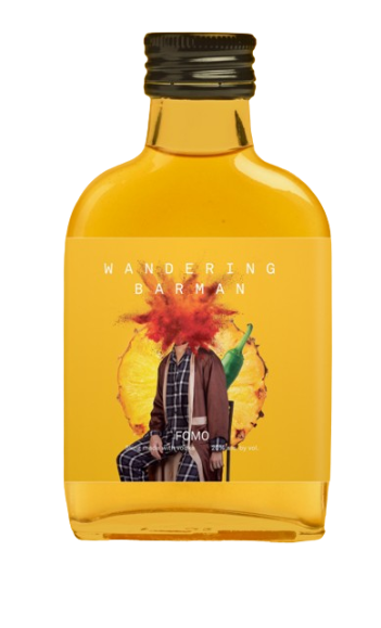 Wandering Barman FOMO Pineapple Turmeric Organic Vodka Sling 100 ml - Captain Caskwell