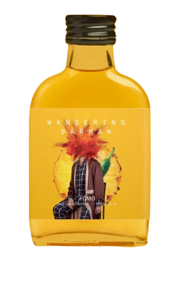 Wandering Barman FOMO Pineapple Turmeric Organic Vodka Sling 100 ml - Captain Caskwell