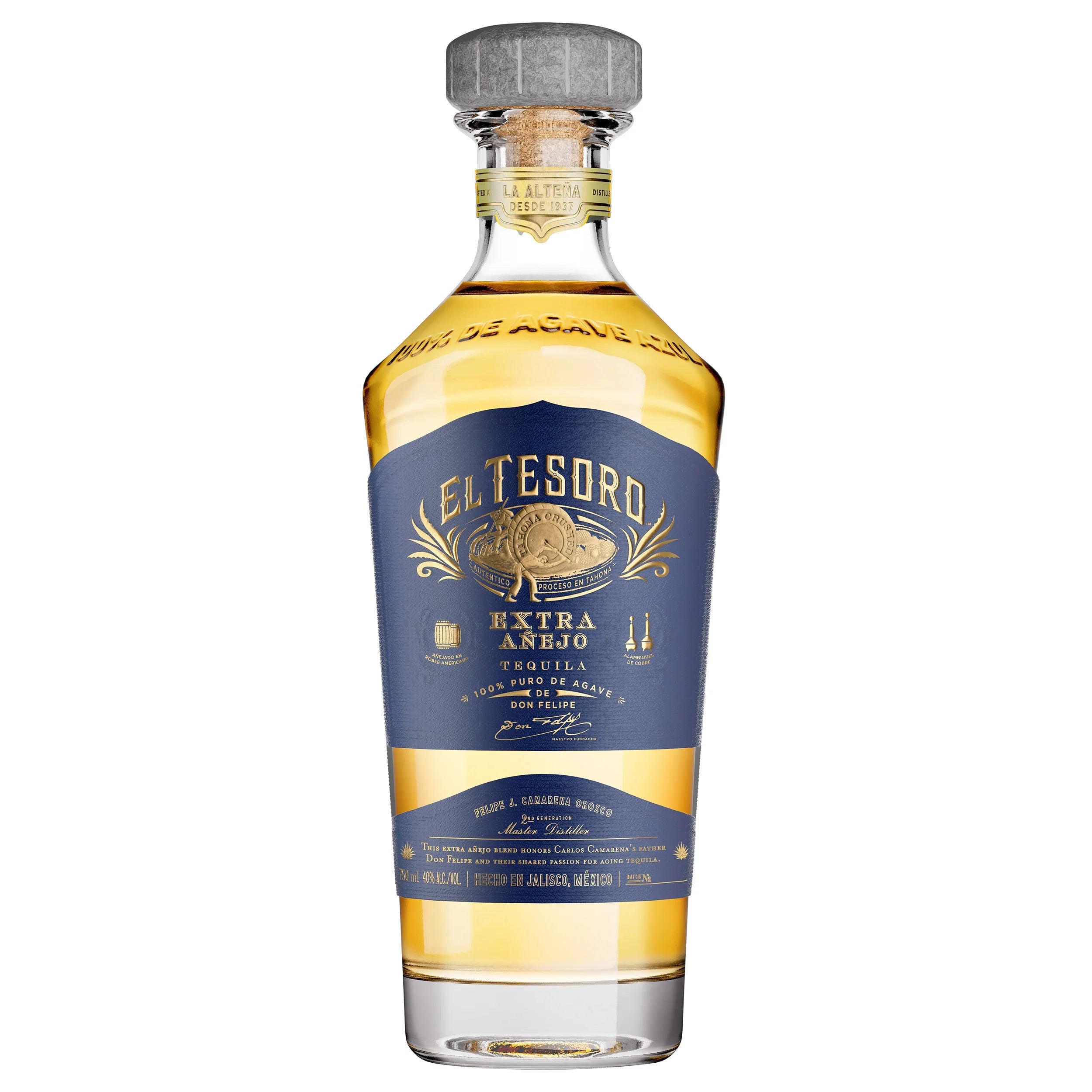 El Tesoro Extra Anejo Tequila 750 ml - Captain Caskwell