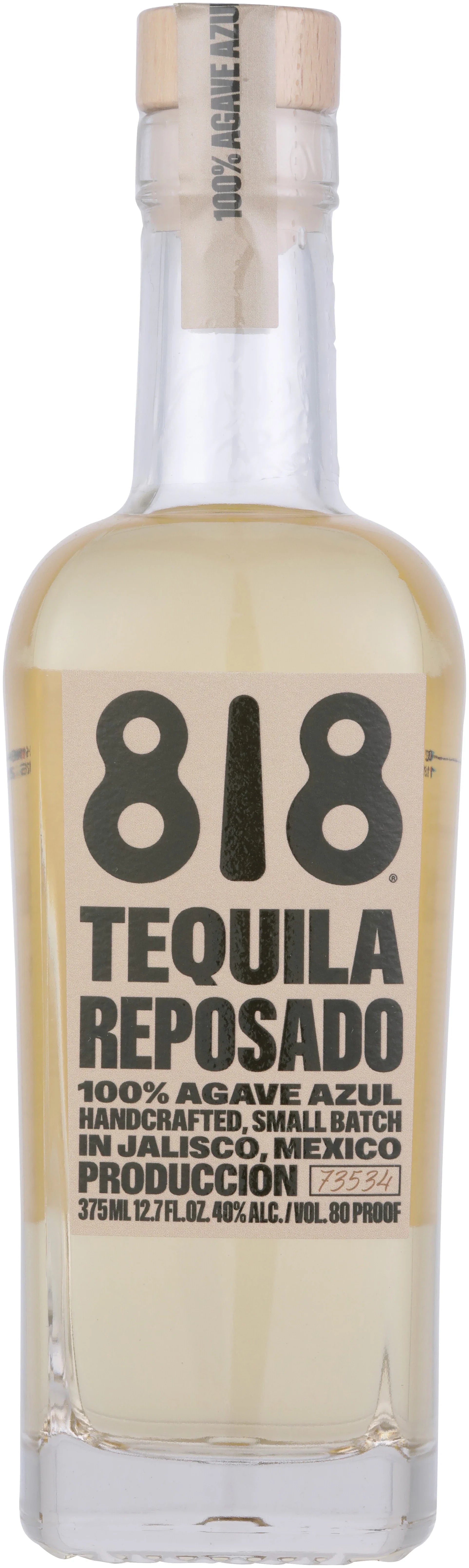 818 Tequila Tequila Reposado 375 ml - Captain Caskwell