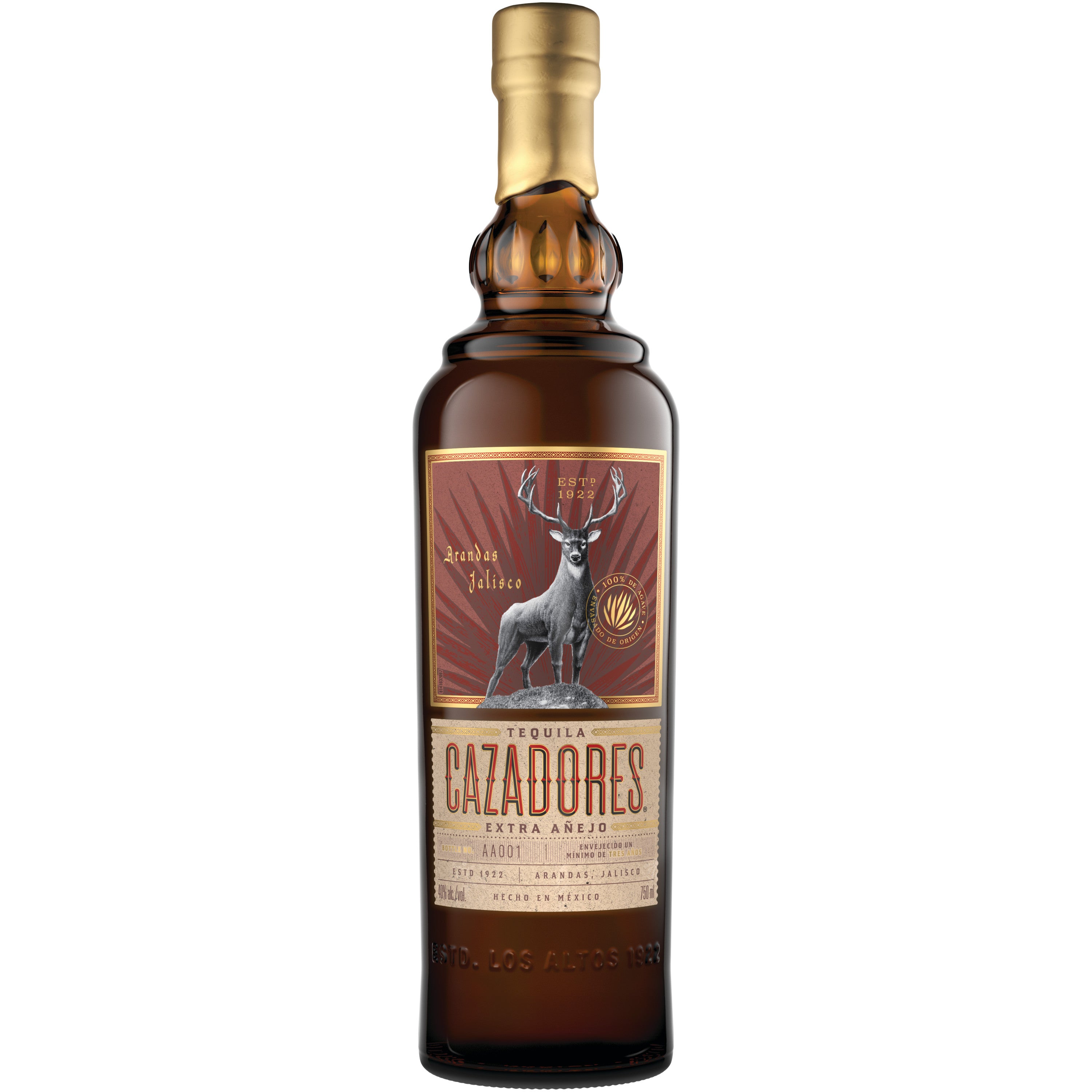Cazadores Extra Anejo 750 ml - Captain Caskwell
