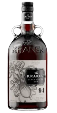 The Kraken Black Spiced Rum White Label 750ml - Captain Caskwell