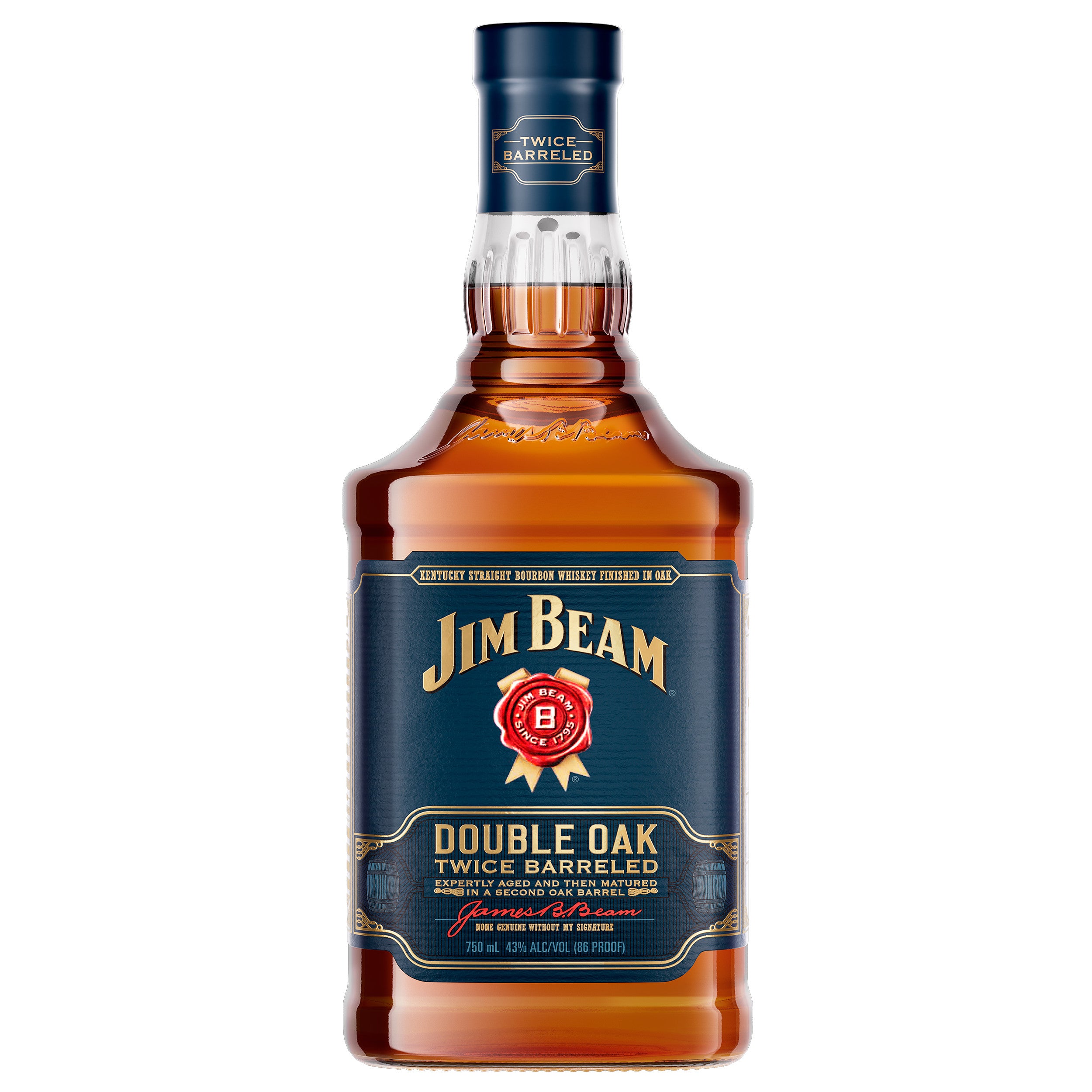 Jim Beam Double Oak Bourbon Whiskey 750 ml - Captain Caskwell