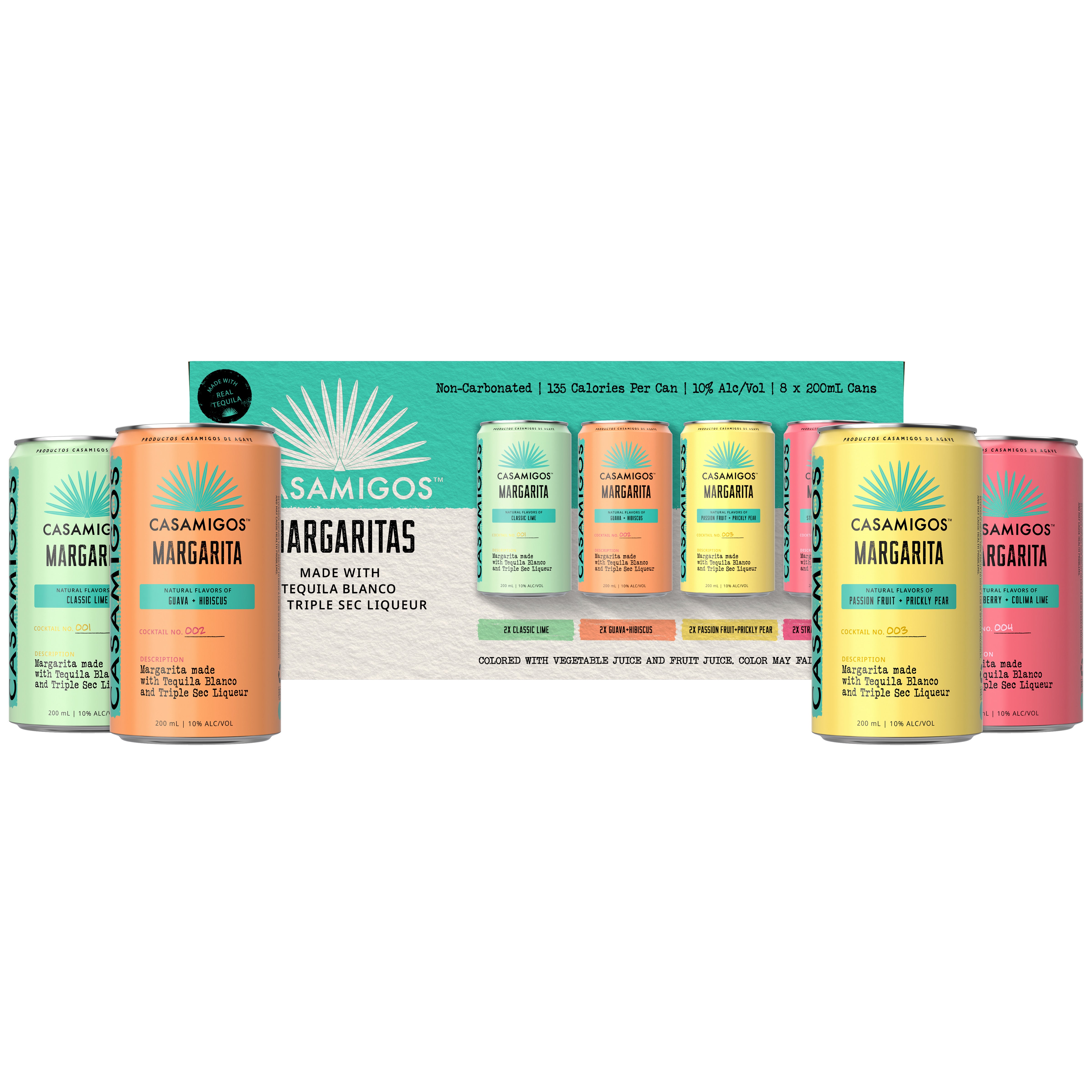 Casamigos Margarias 4 Flavors 8 pack 200 ml - Captain Caskwell