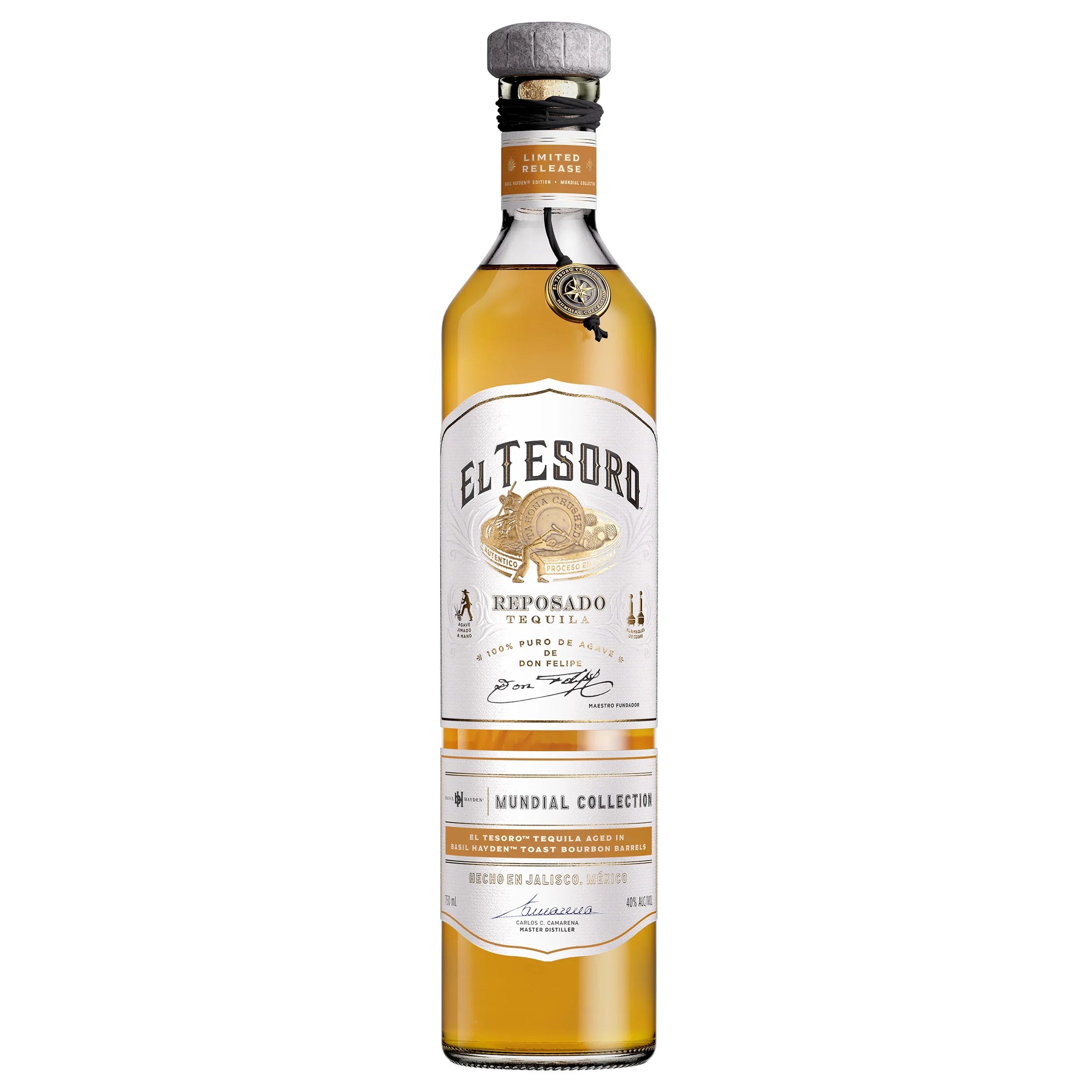 El Tesoro Tequila Resposado Mundial Collection 750 ML - Captain Caskwell