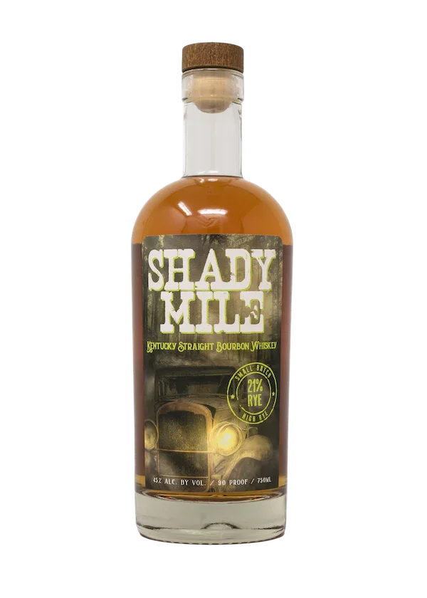 Shady Mile Kentucky Straight Bourbon Whiskey Small Batch Rye 21% 750 ml - Captain Caskwell