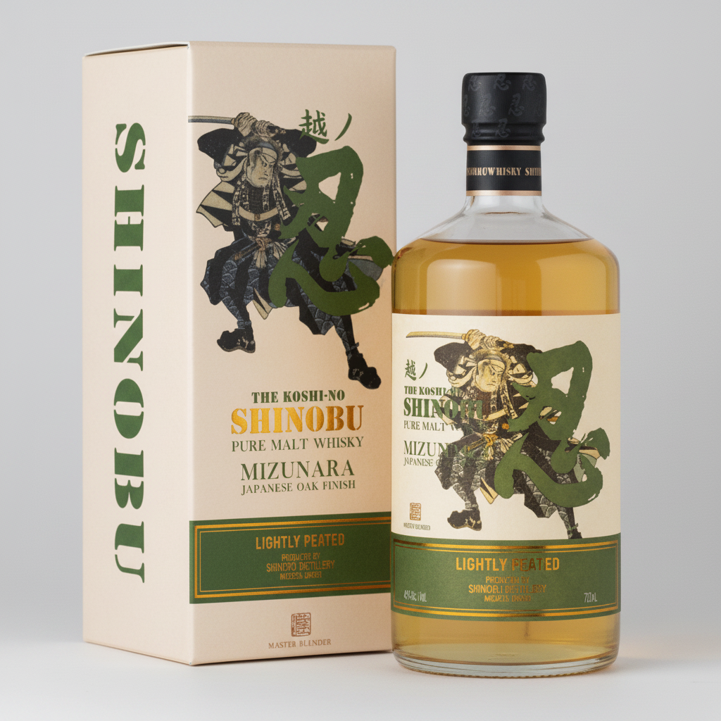 The Koshi-No Shinobu Pure Malt Mizunara 750ml