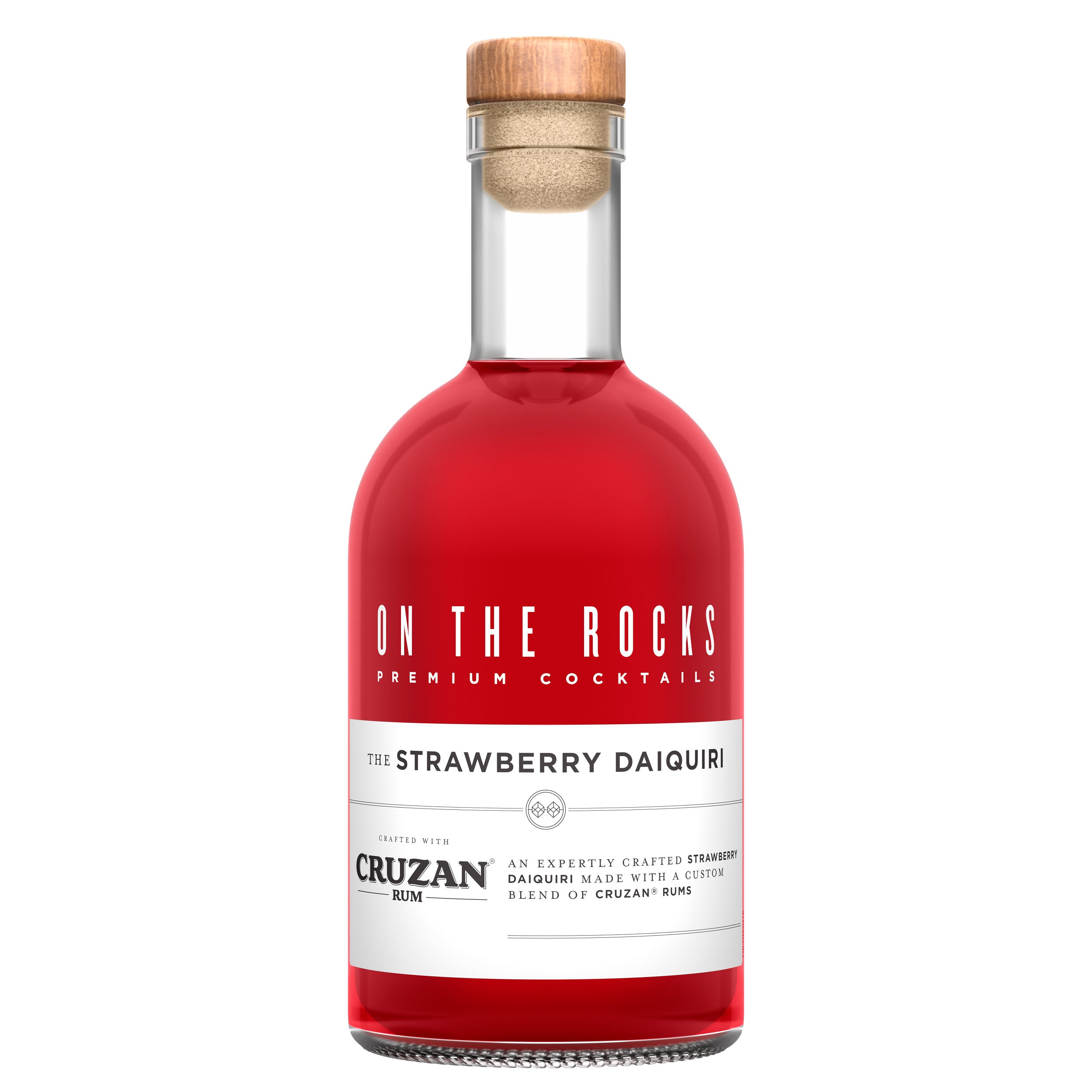 On The Rocks Strawberry Daiquiri 375 ml - Captain Caskwell