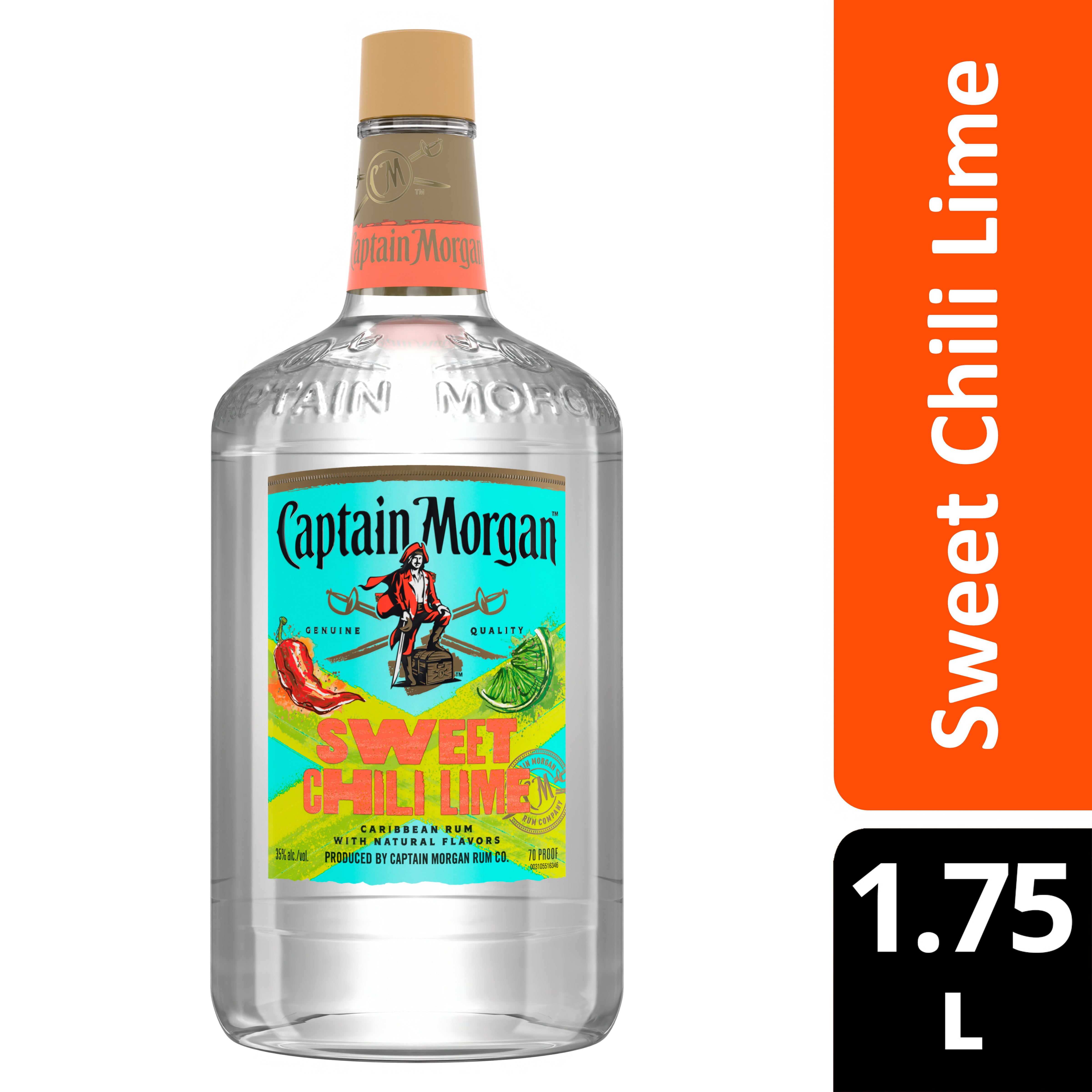 Captain Morgan Sweet Chili Lime 1.75 L - Captain Caskwell