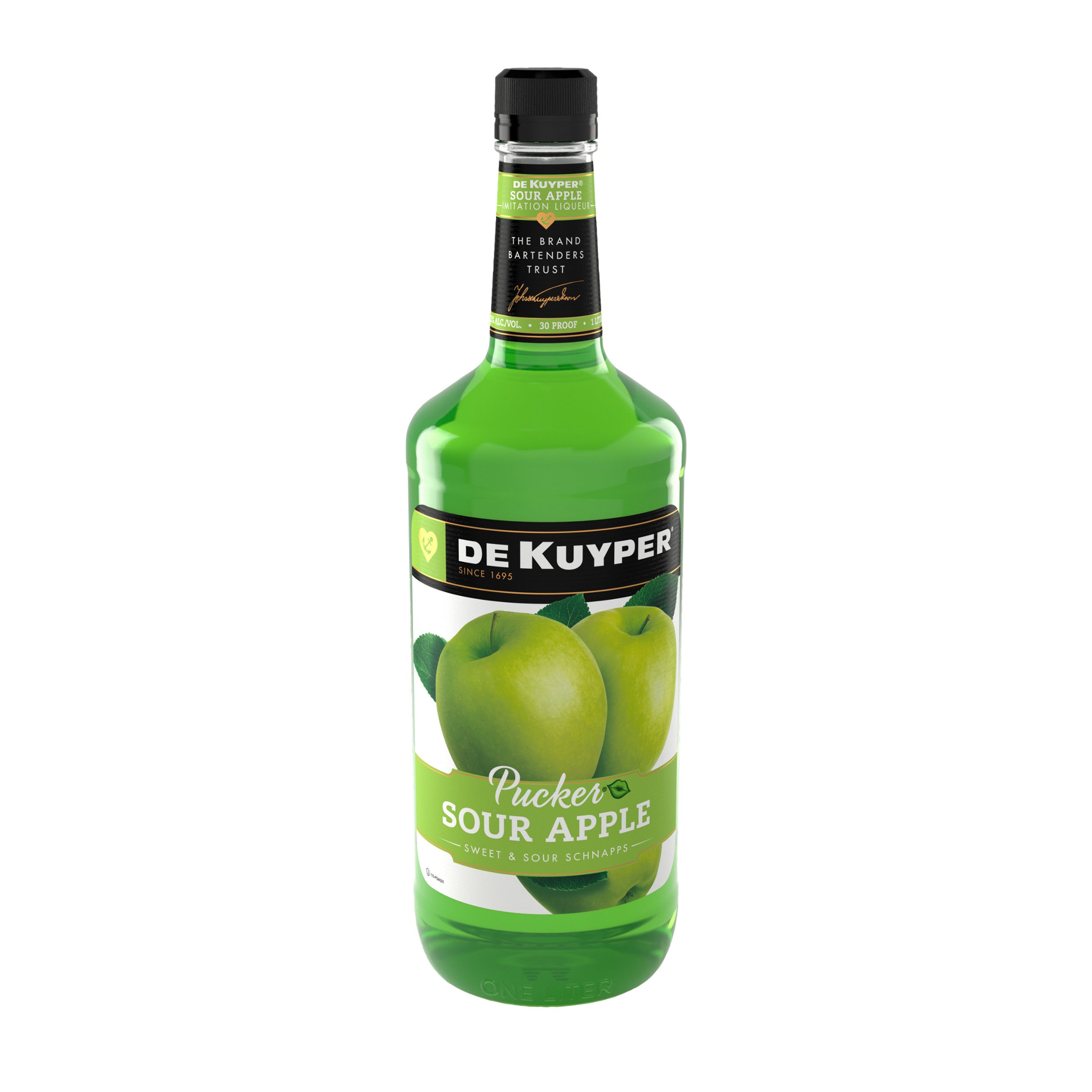 Dekuyper Sour Apple Pucker 1L - Captain Caskwell