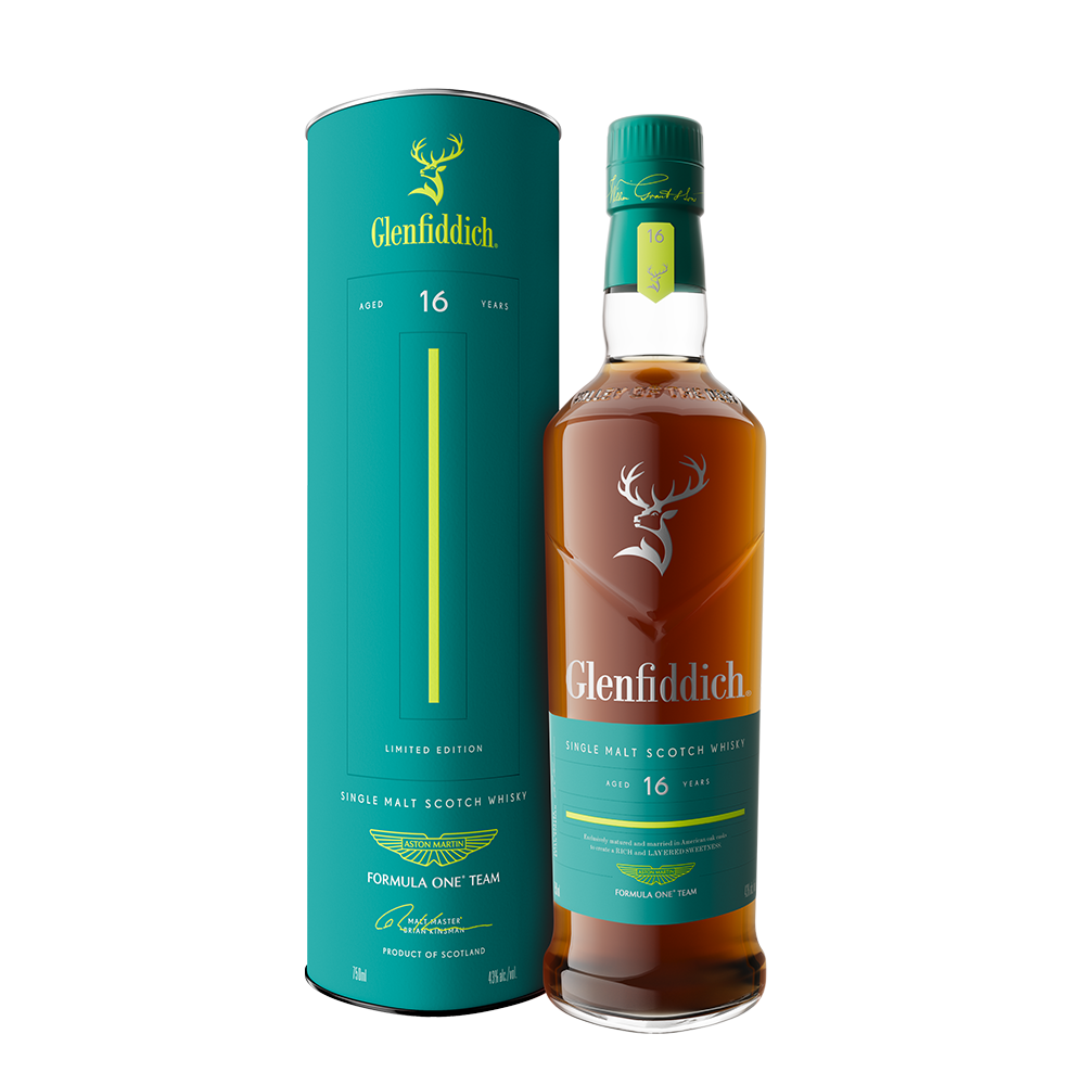 Glenfiddich Limited Edition Aston Martin Single Malt Scotch 16 year 750 ml - Captain Caskwell