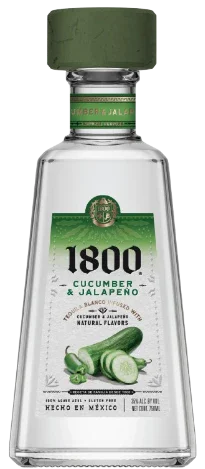1800 Cucumber and Jalapeno Tequila Blanco 750 ml - Captain Caskwell