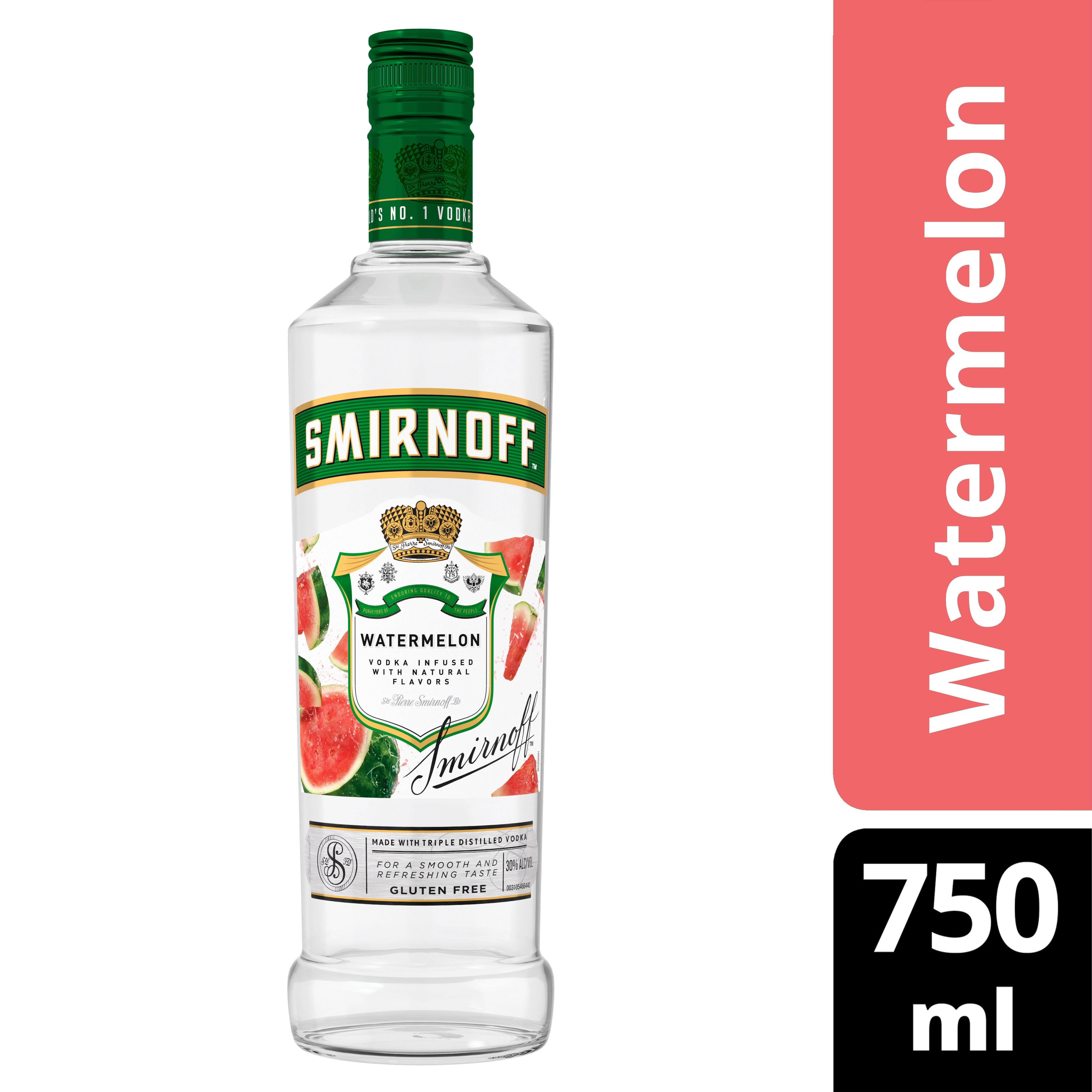 Smirnoff Watermelon Infused 750 ml - Captain Caskwell