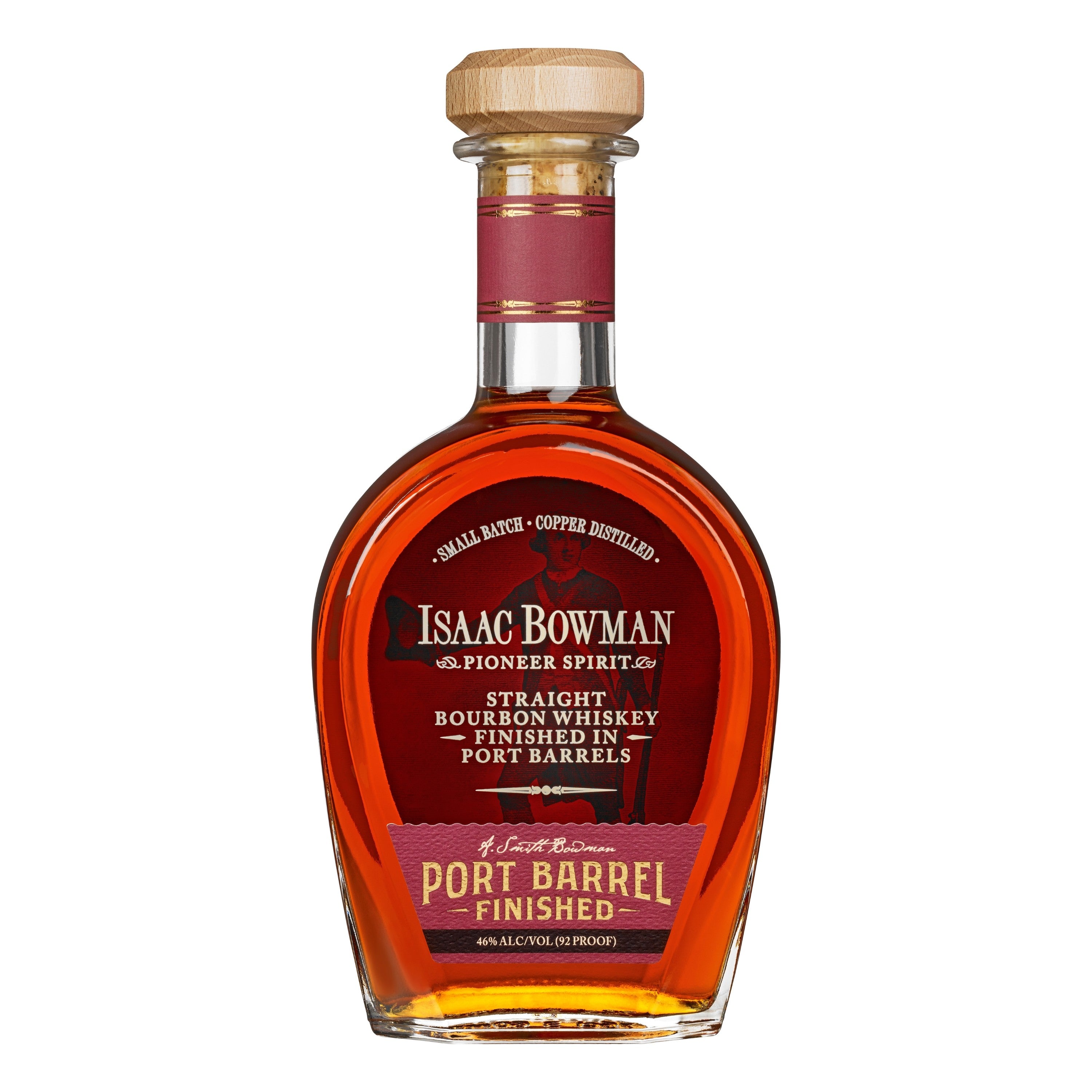 Isaac Bowman Pioneer Spirit Port Barrel Finished Straight Bourbon 750 ml - Captain Caskwell