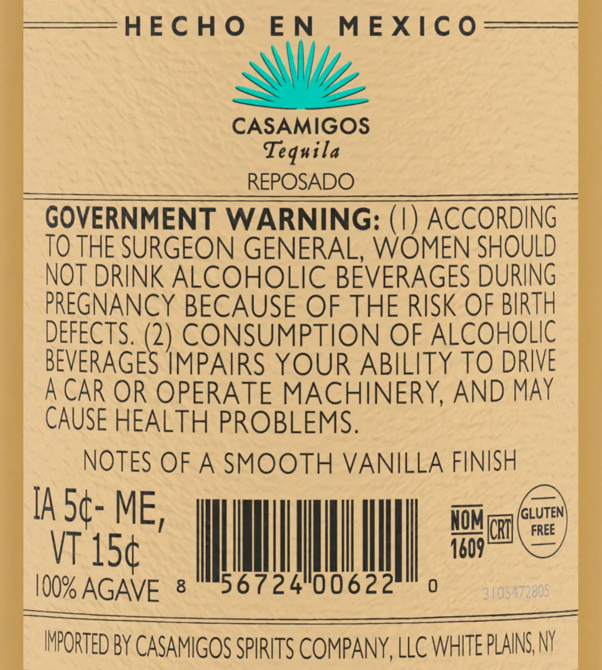 Casamigos Reposado 375 ml - Captain Caskwell