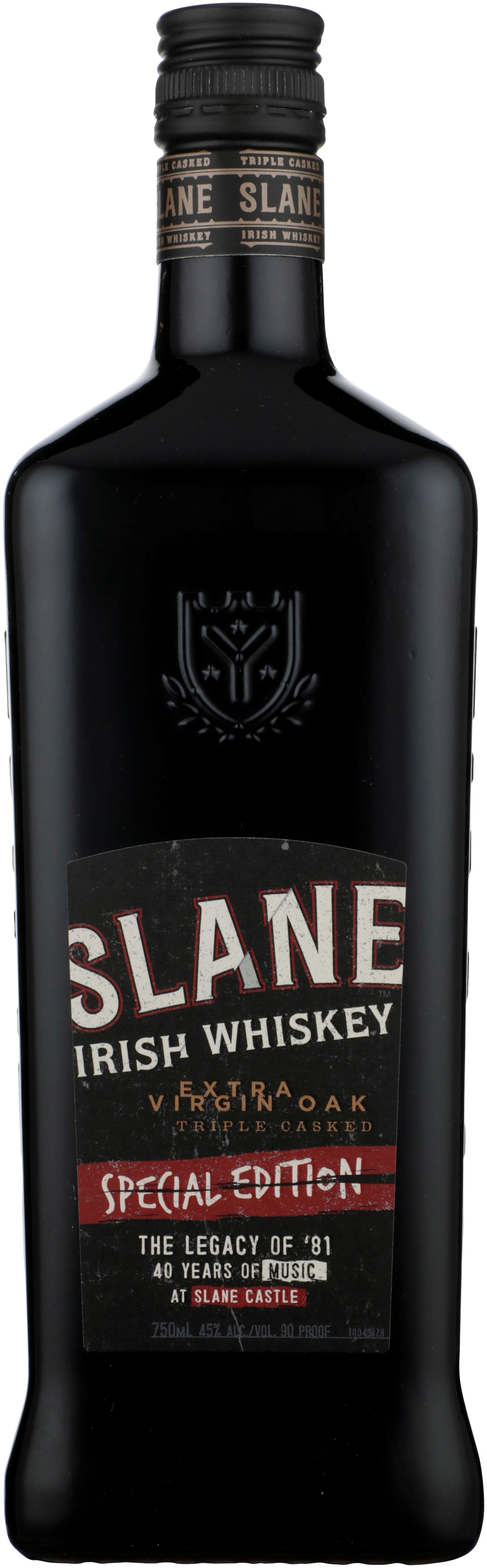 Slane Irish Extra Virgin Oak Triple Casked Special Edition The Legacy of 81 40th Anniversary 750 ml - Captain Caskwell