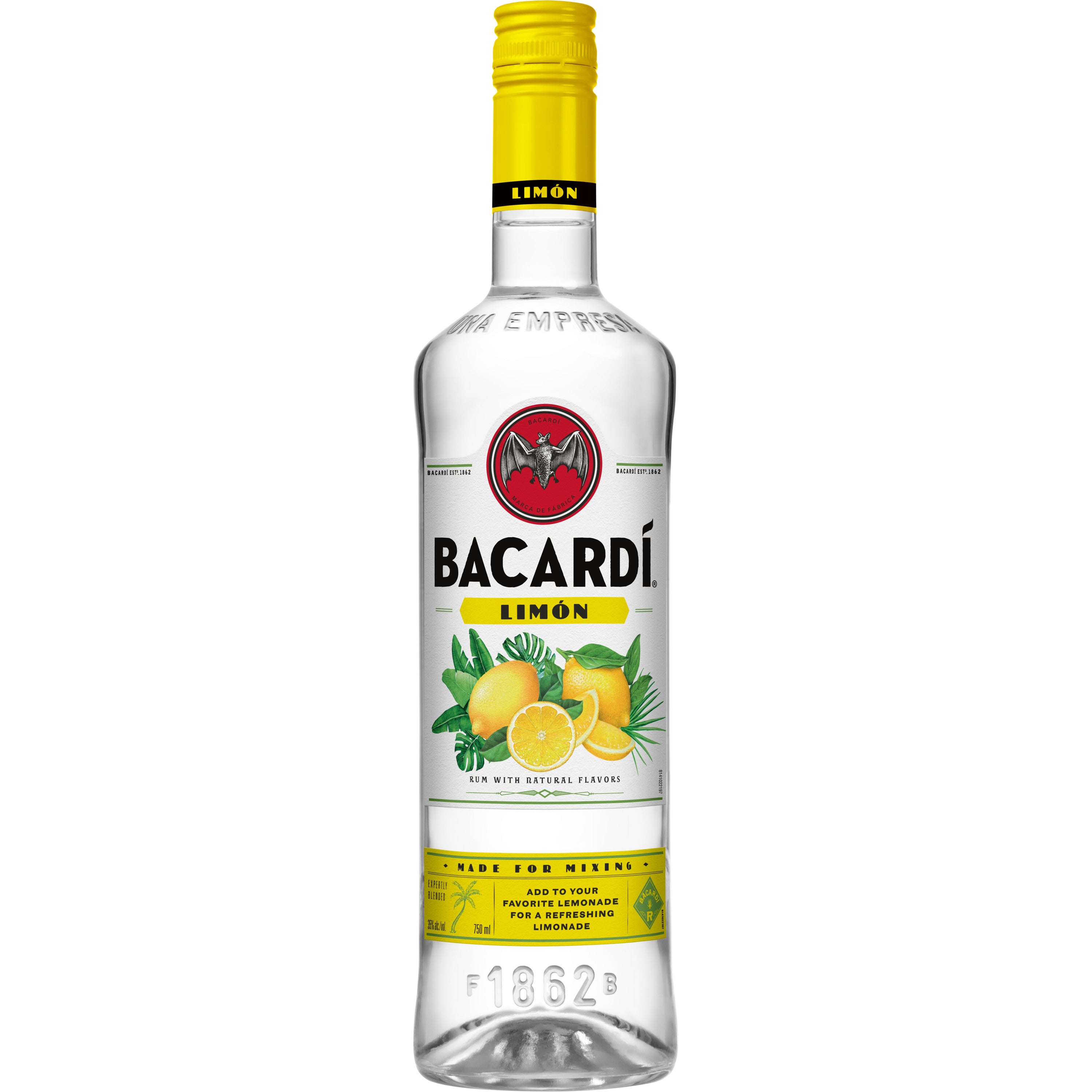 Bacardi Limon Rum 750 ml - Captain Caskwell