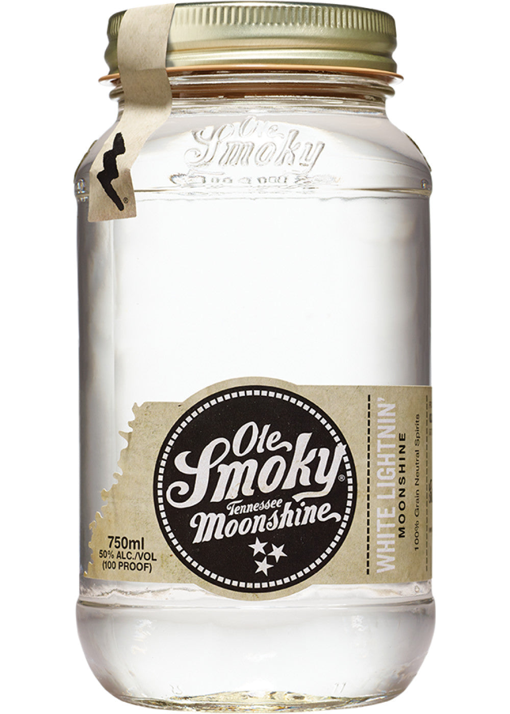 Ole Smoky White Lightnin Moonshine 750 ml - Captain Caskwell