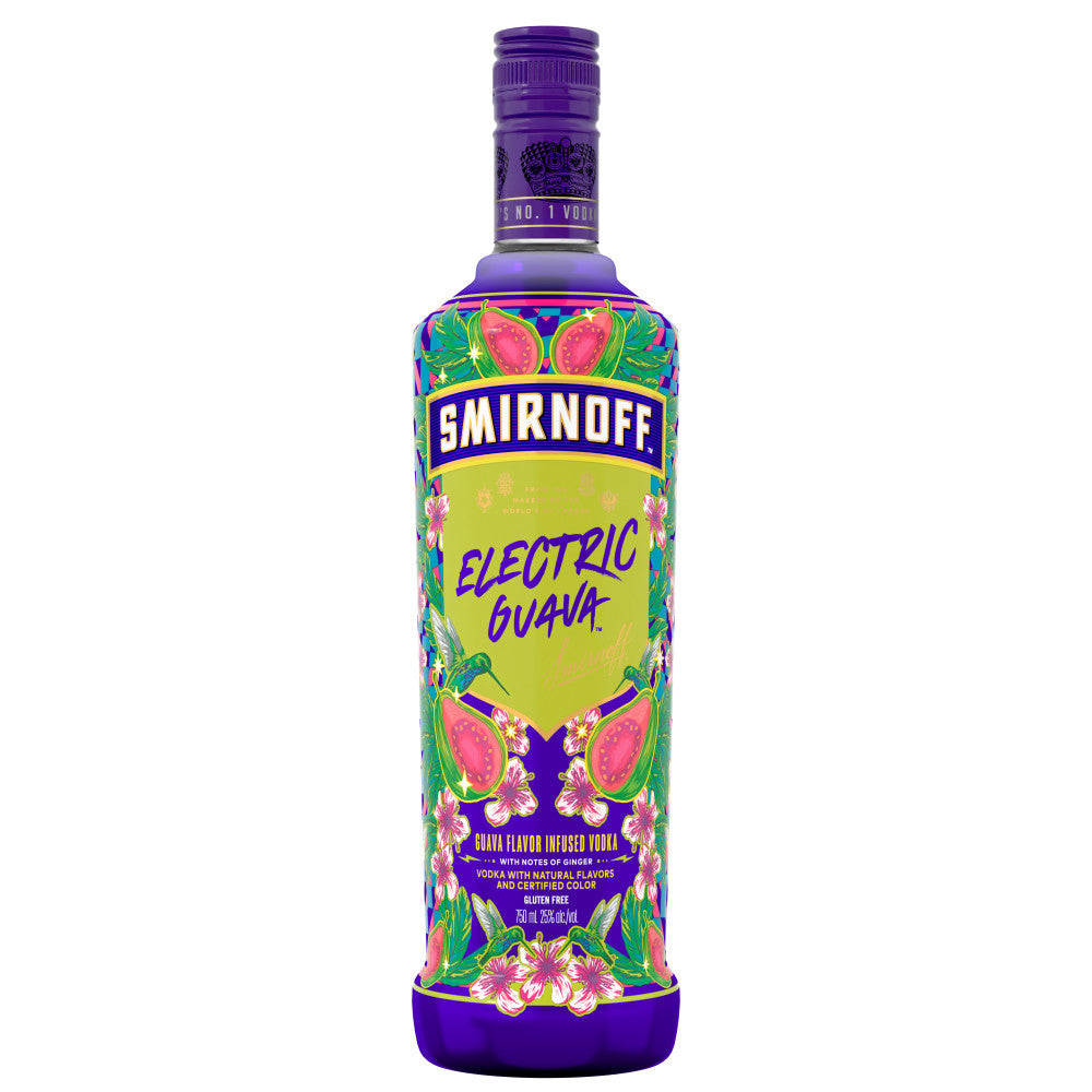 Smirnoff Electric Guava Vodka 750 ml - Captain Caskwell