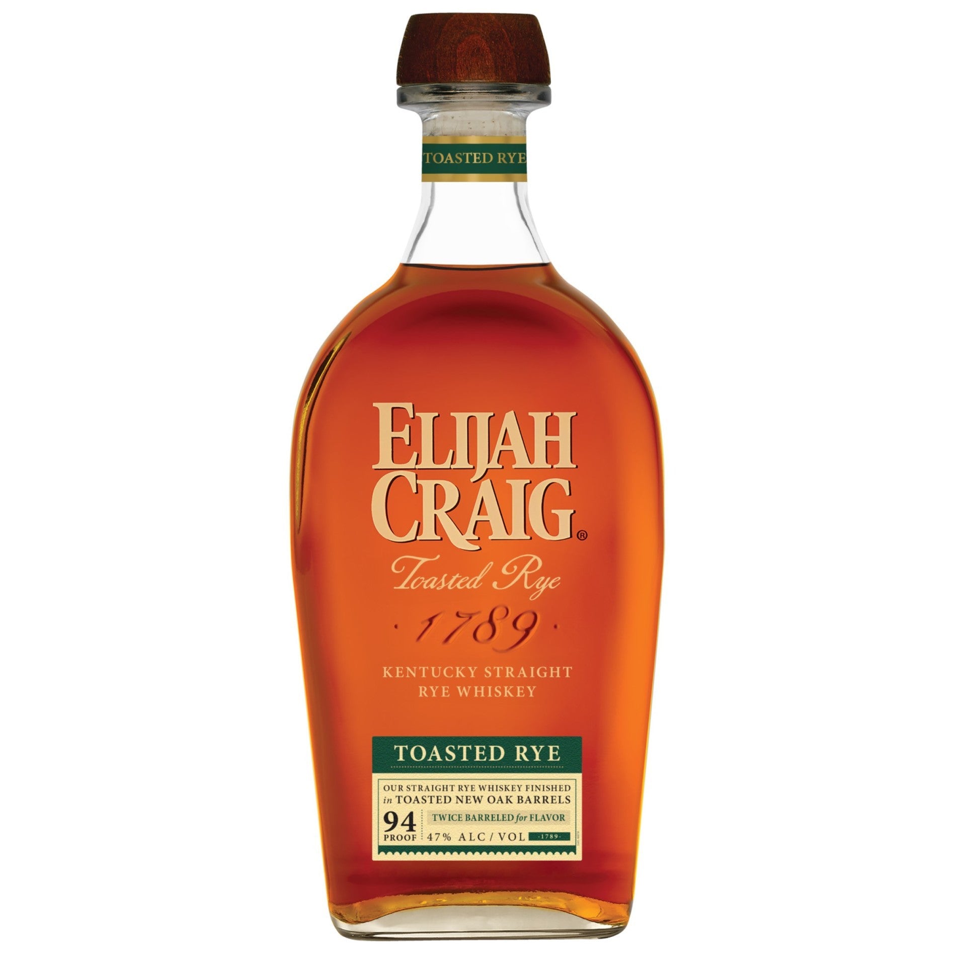 Elijah Craig Toasted Rye Barrel 750ml - Captain Caskwell
