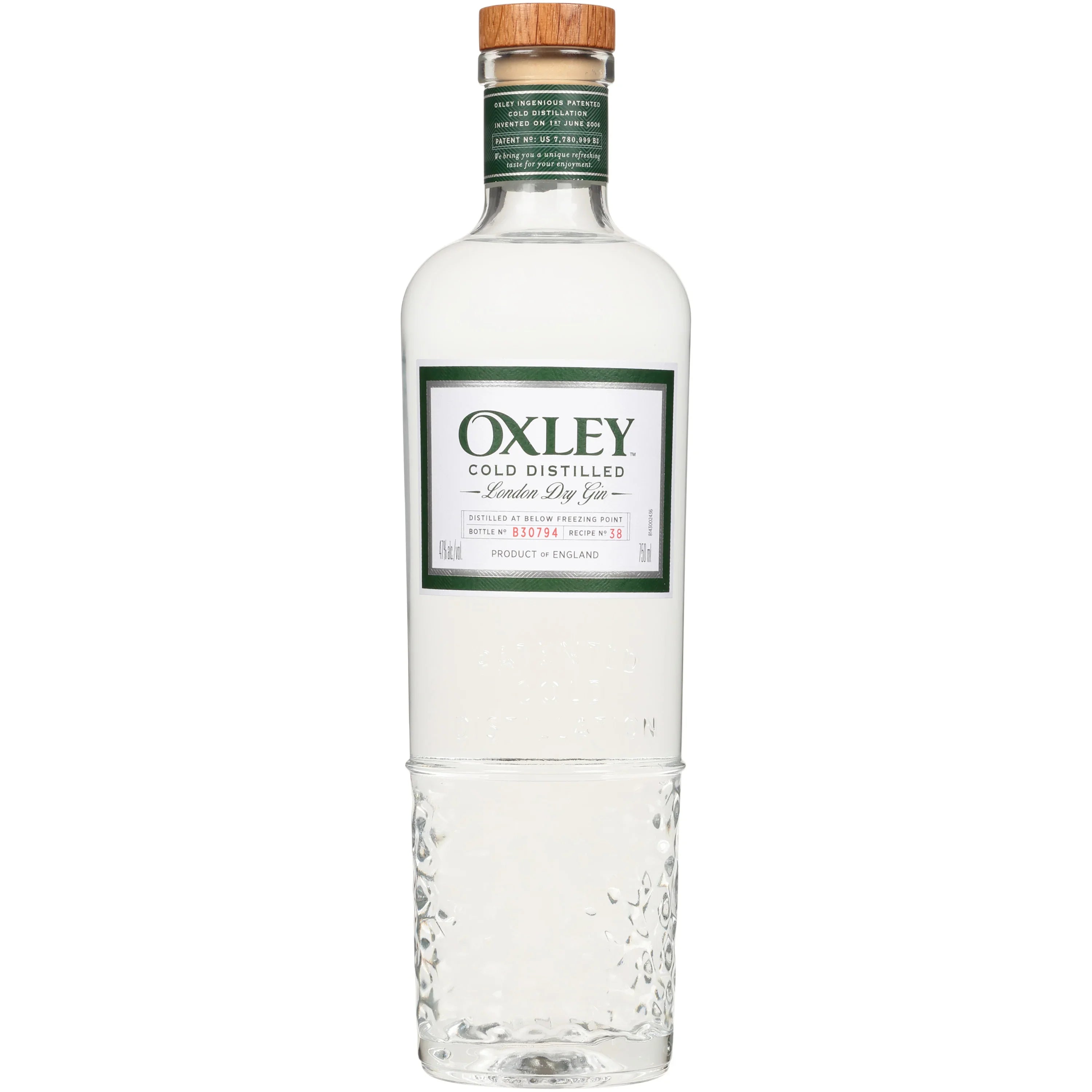 Oxley Cold Distilled London Dry Gin 750 ml - Captain Caskwell