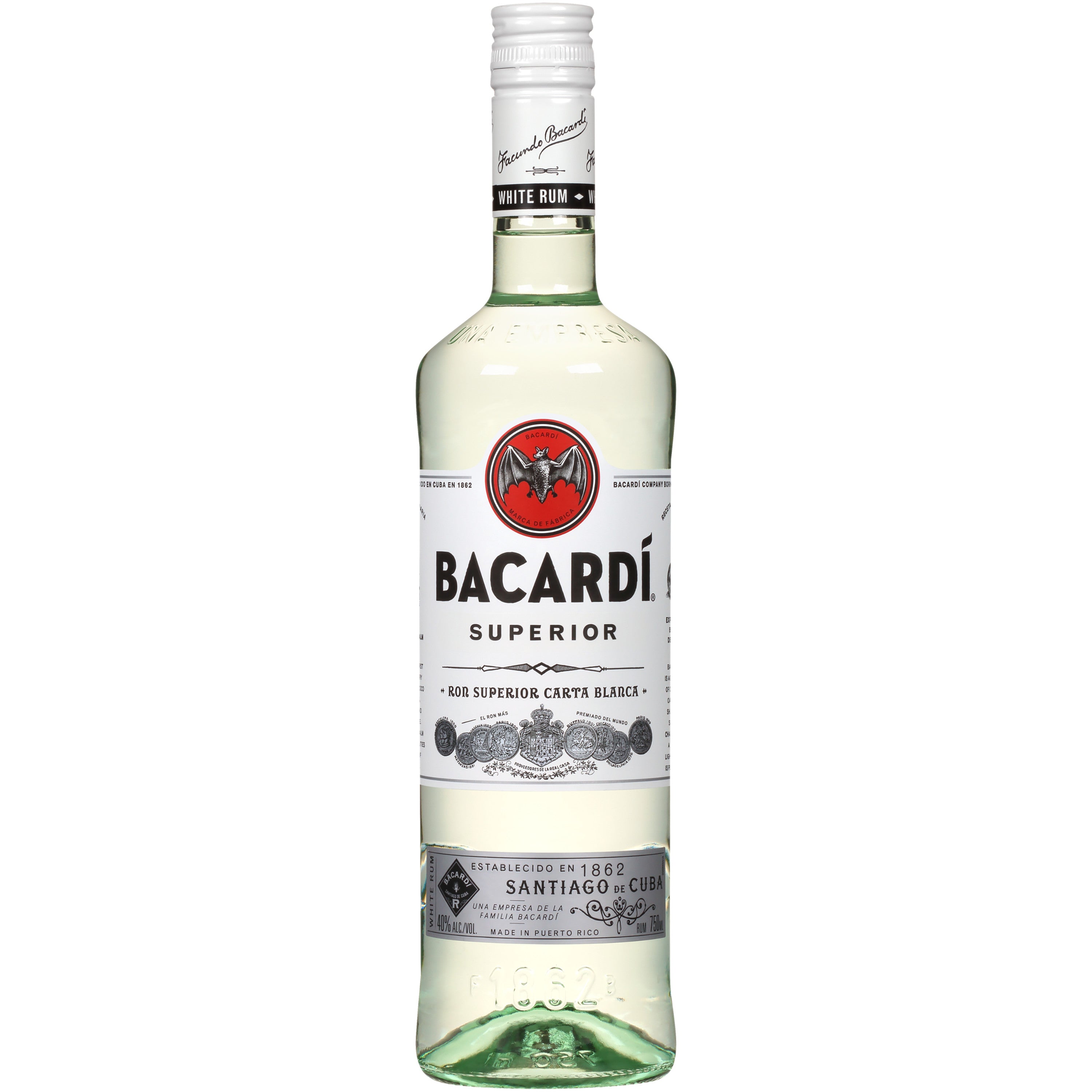 Bacardi Superior White Rum 750 ml - Captain Caskwell