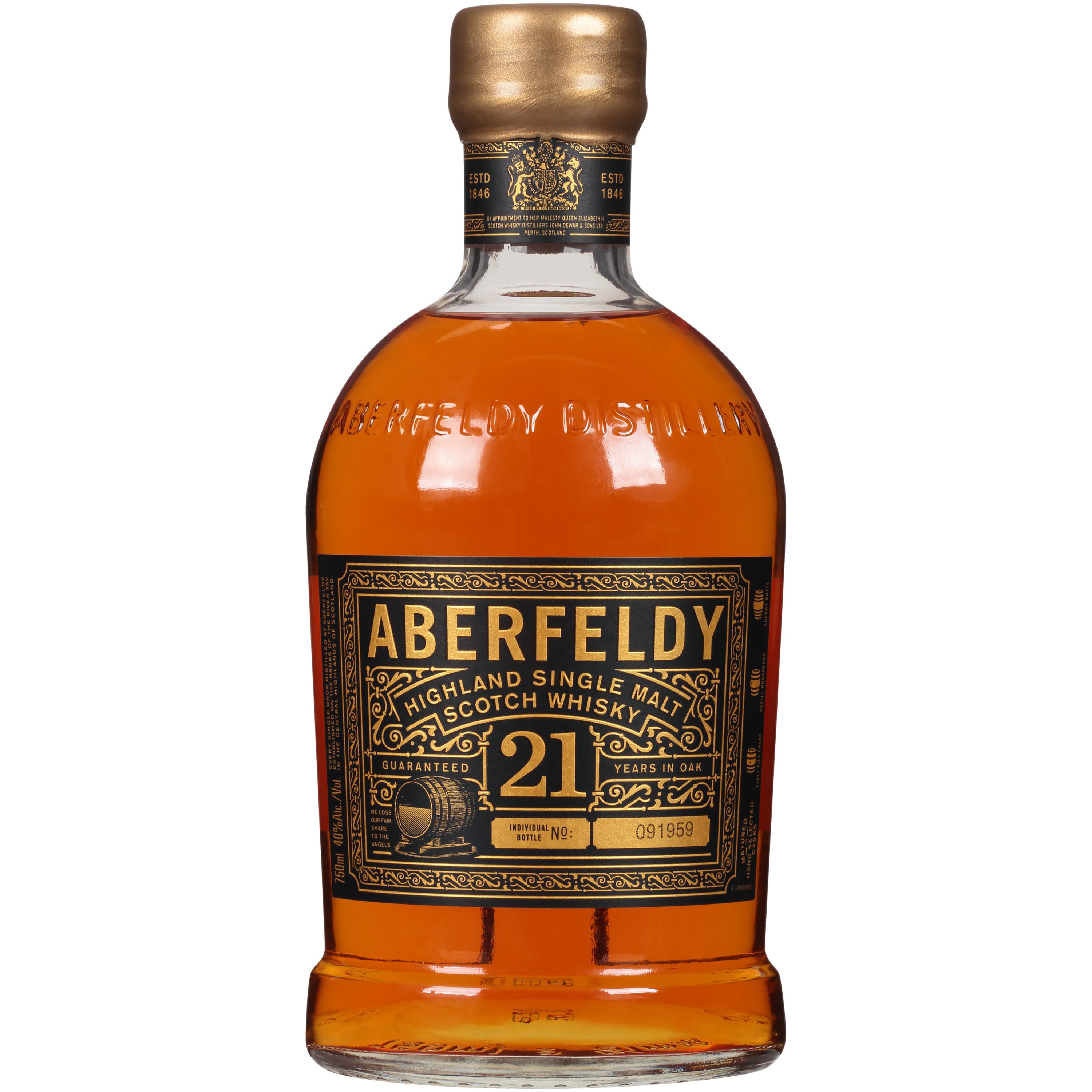 Aberfeldy 21 Year Single Malt 750 ml - Captain Caskwell