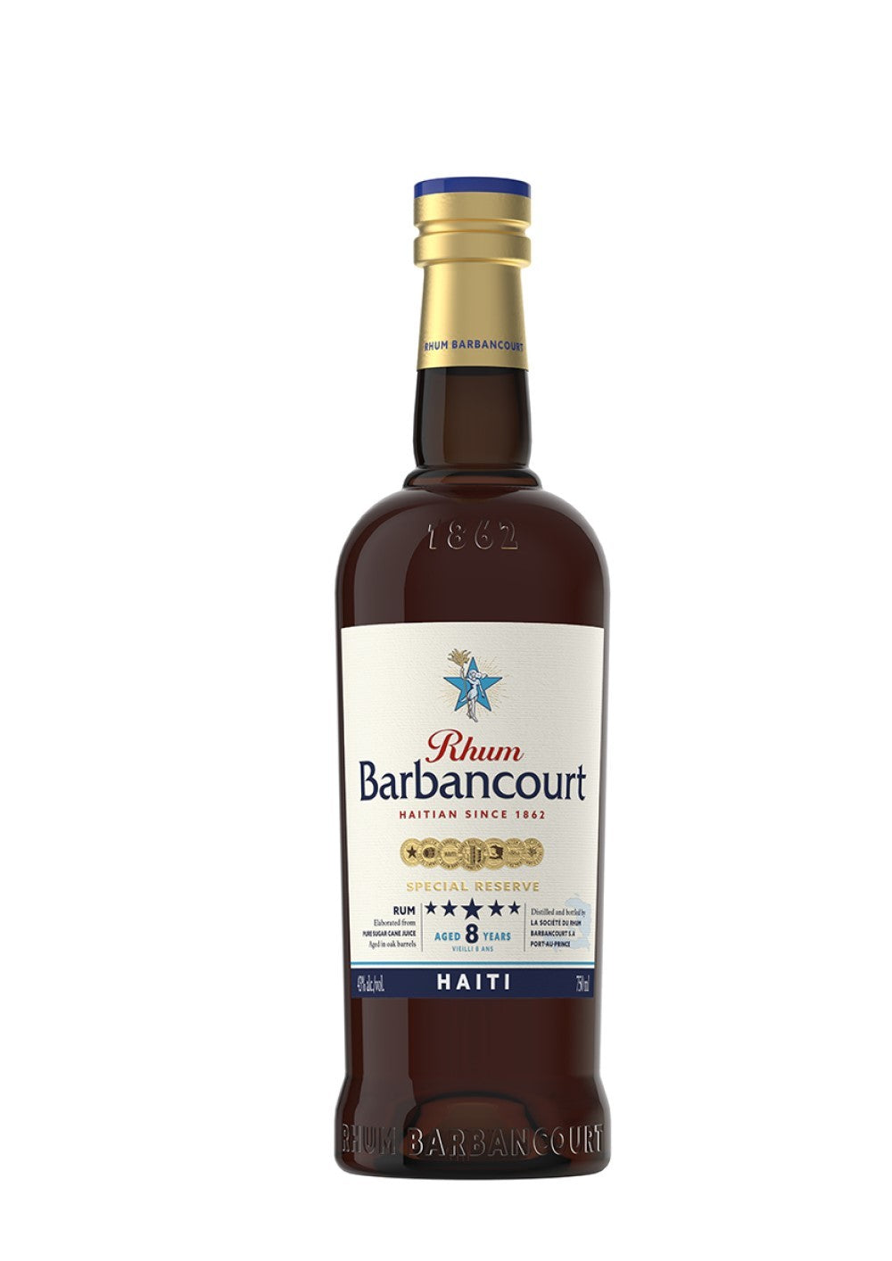 Rhum Barbancourt Haiti 8 year 750 ml - Captain Caskwell