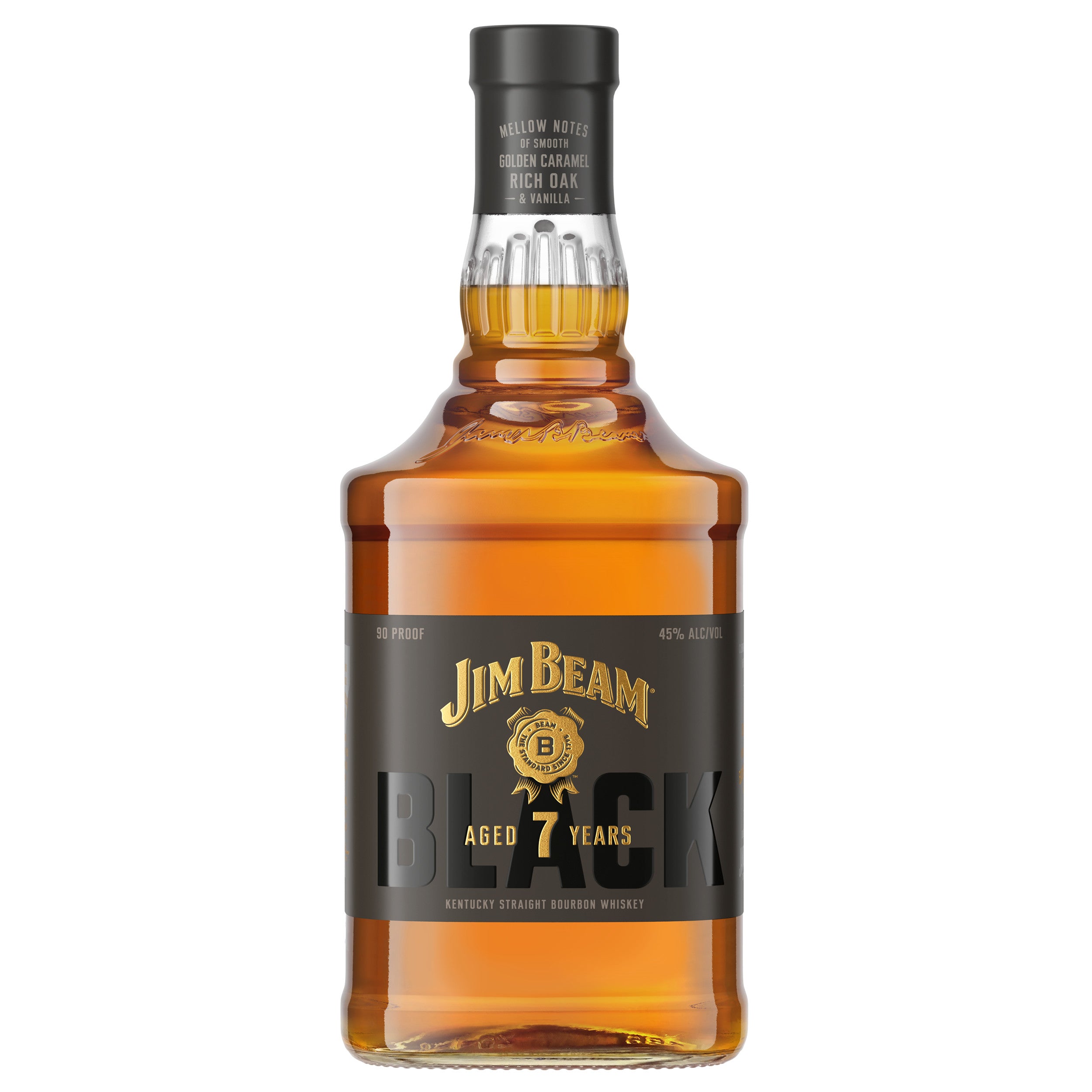 Jim Beam Bourbon Black 7 Year 750 ml - Captain Caskwell