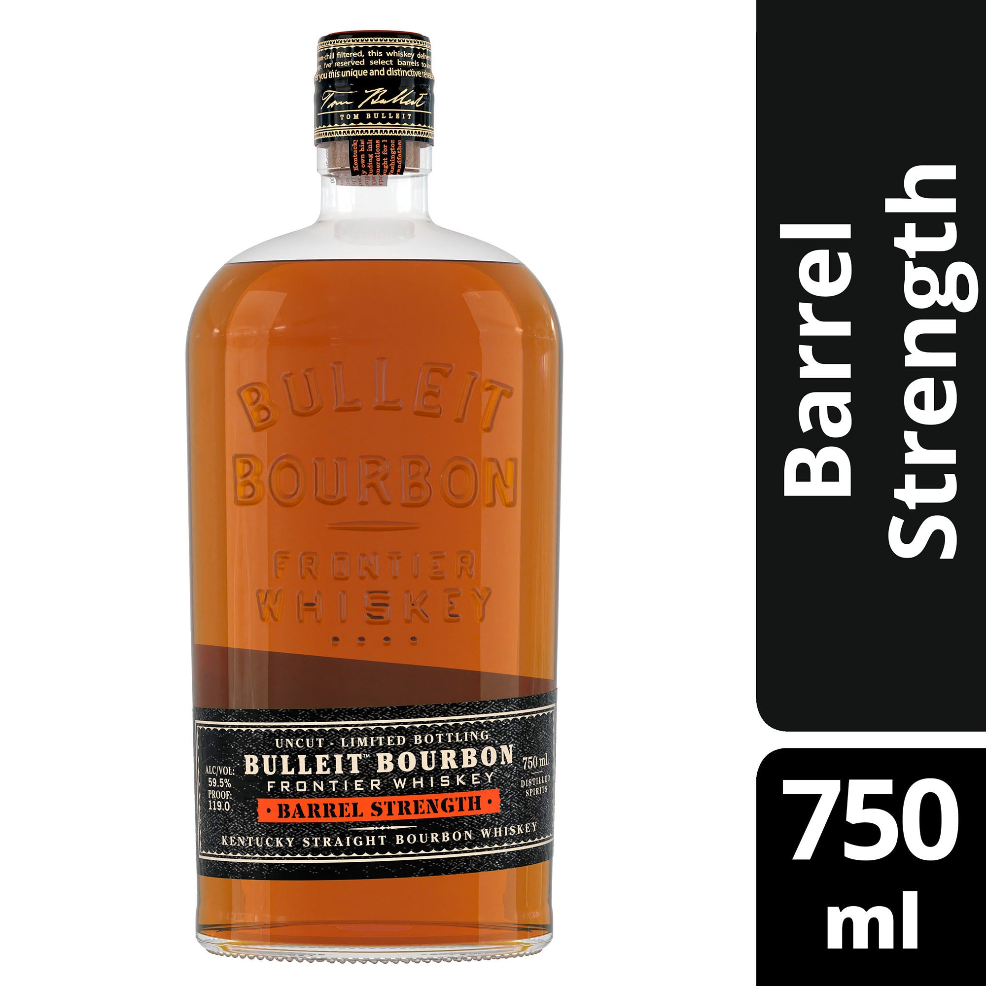 Bulleit Bourbon Barrel Strength 750 ml 750ml - Captain Caskwell