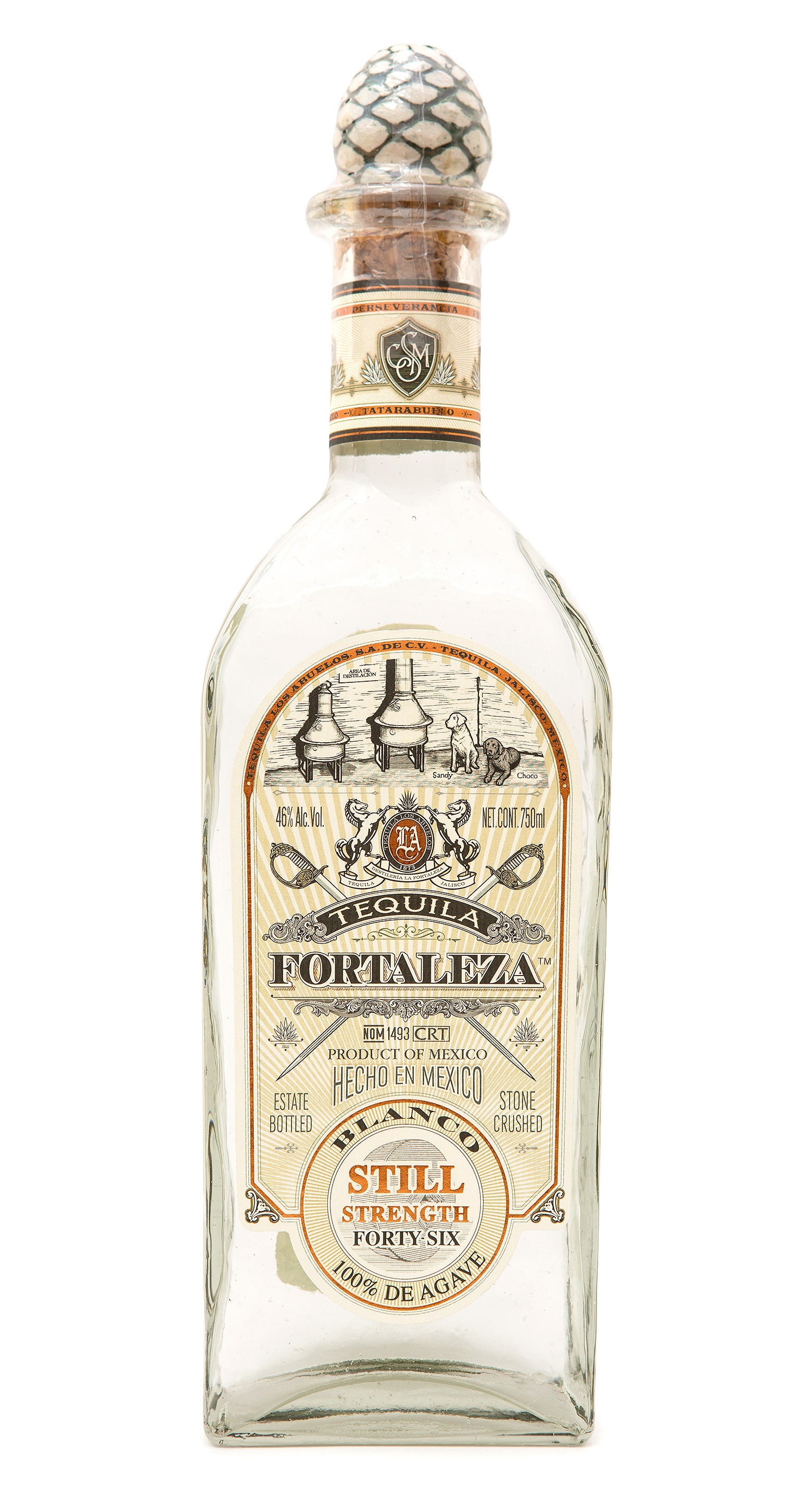 Fortaleza Blanco Still Strength Tequila 700 ml