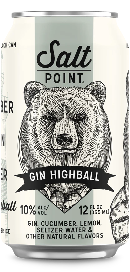 Salt Point Gin Highball (4 pack) 355ml - Captain Caskwell