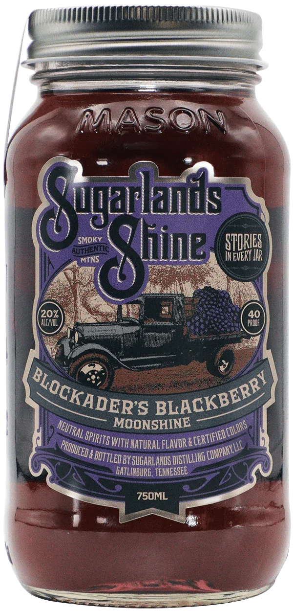 Sugarlands Shine Blackberry Blockaders Moonshine 750 ml - Captain Caskwell