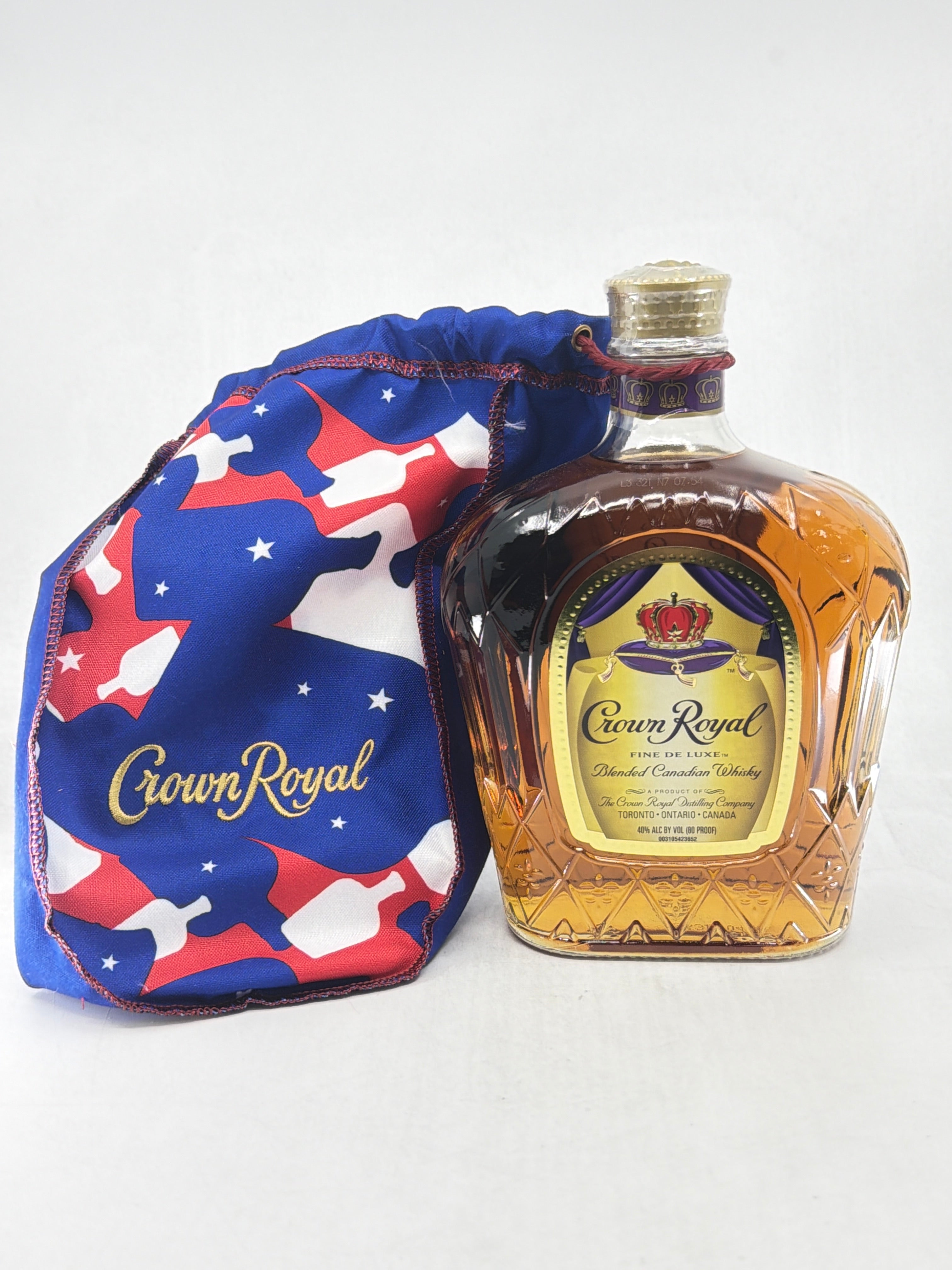 Crown Royal Limited Edition Fine De Luxe with Como Bag 750 ML