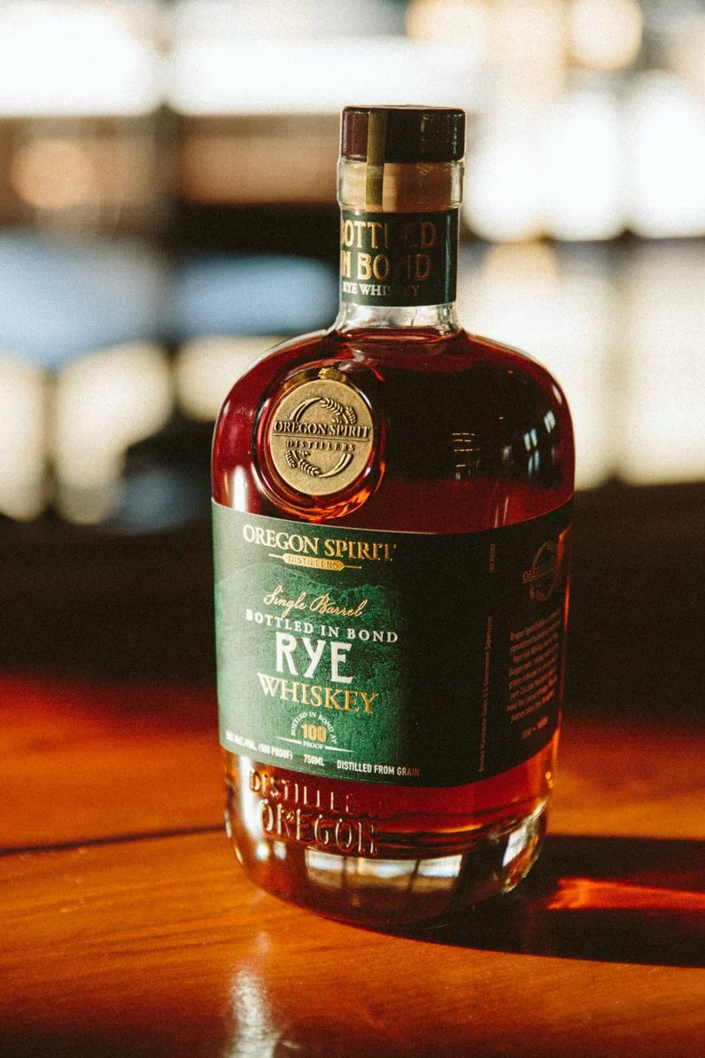 Oregon Spirit Distillers Single Bottled In Bond Rye 4 year 750 ML - Captain Caskwell