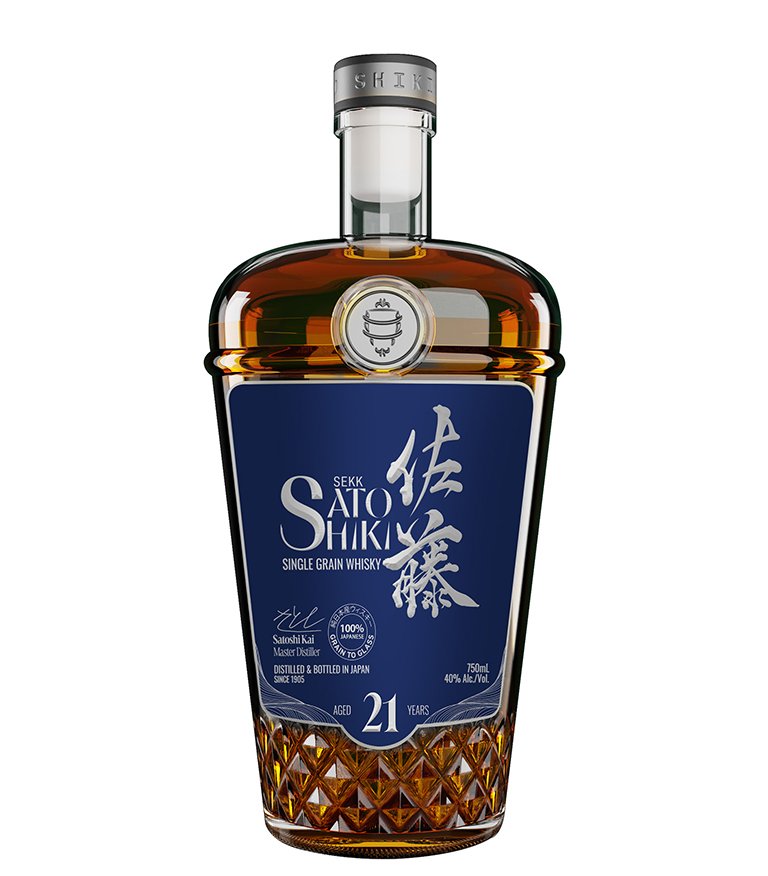 Sato Shiki Aged Single Grain Whisky 21 year 750ml - Captain Caskwell