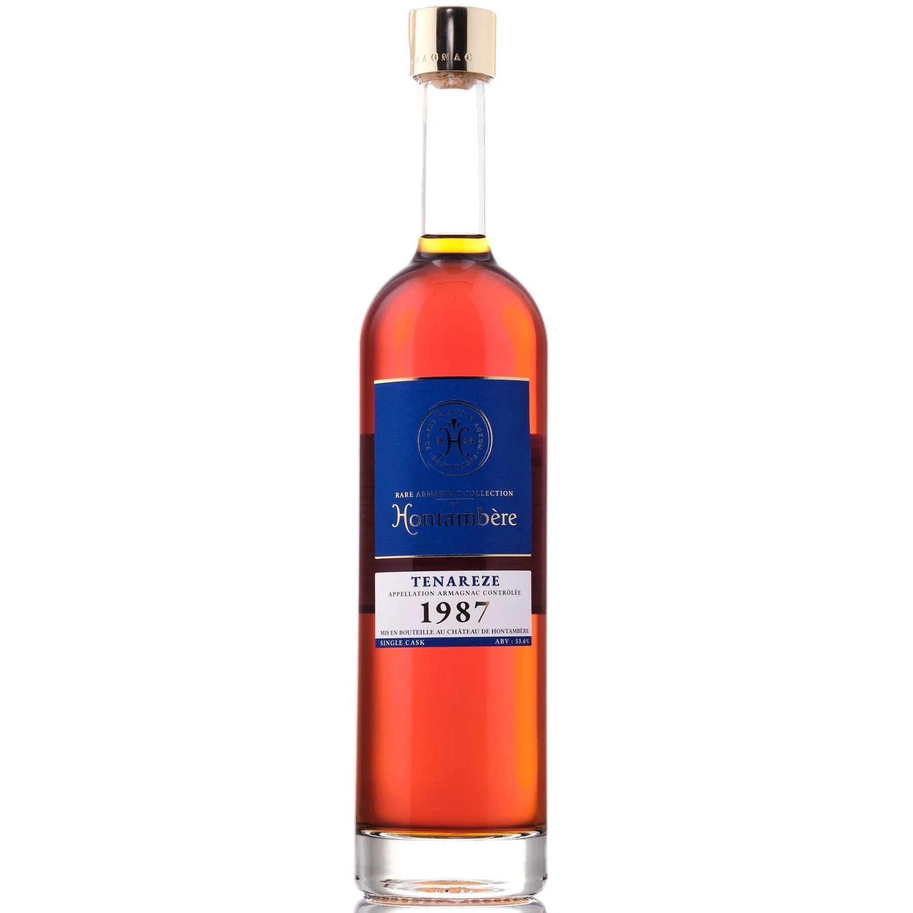 Rare Armagnac Collection by Hontambère Tenareze Armagnac Vintage 1987 750ml - Captain Caskwell