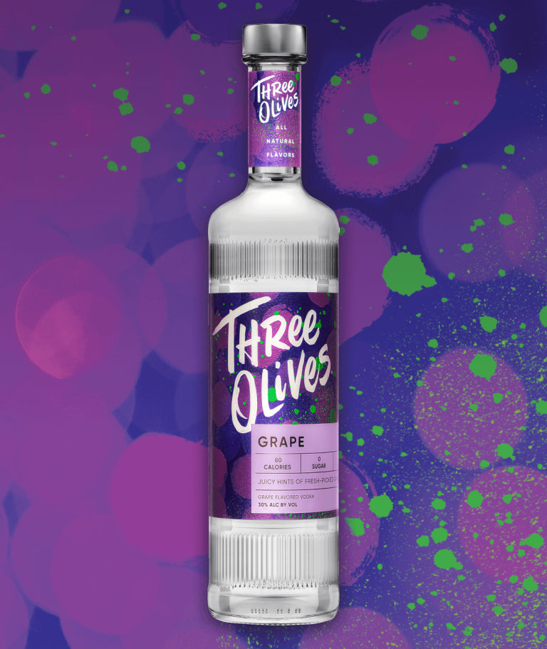 Three Olives Grape Vodka 750 ml - Captain Caskwell