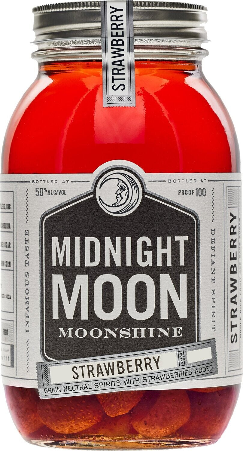 Midnight Moon Strawberry 750 ml - Captain Caskwell