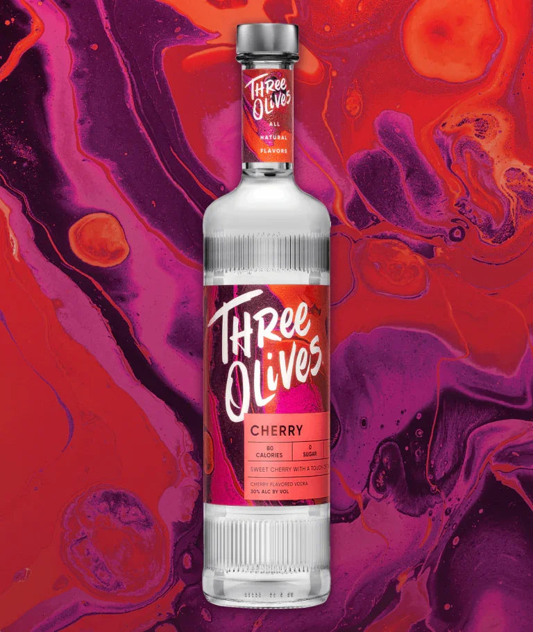 THREE OLIVES Cherry 750 ml - Captain Caskwell