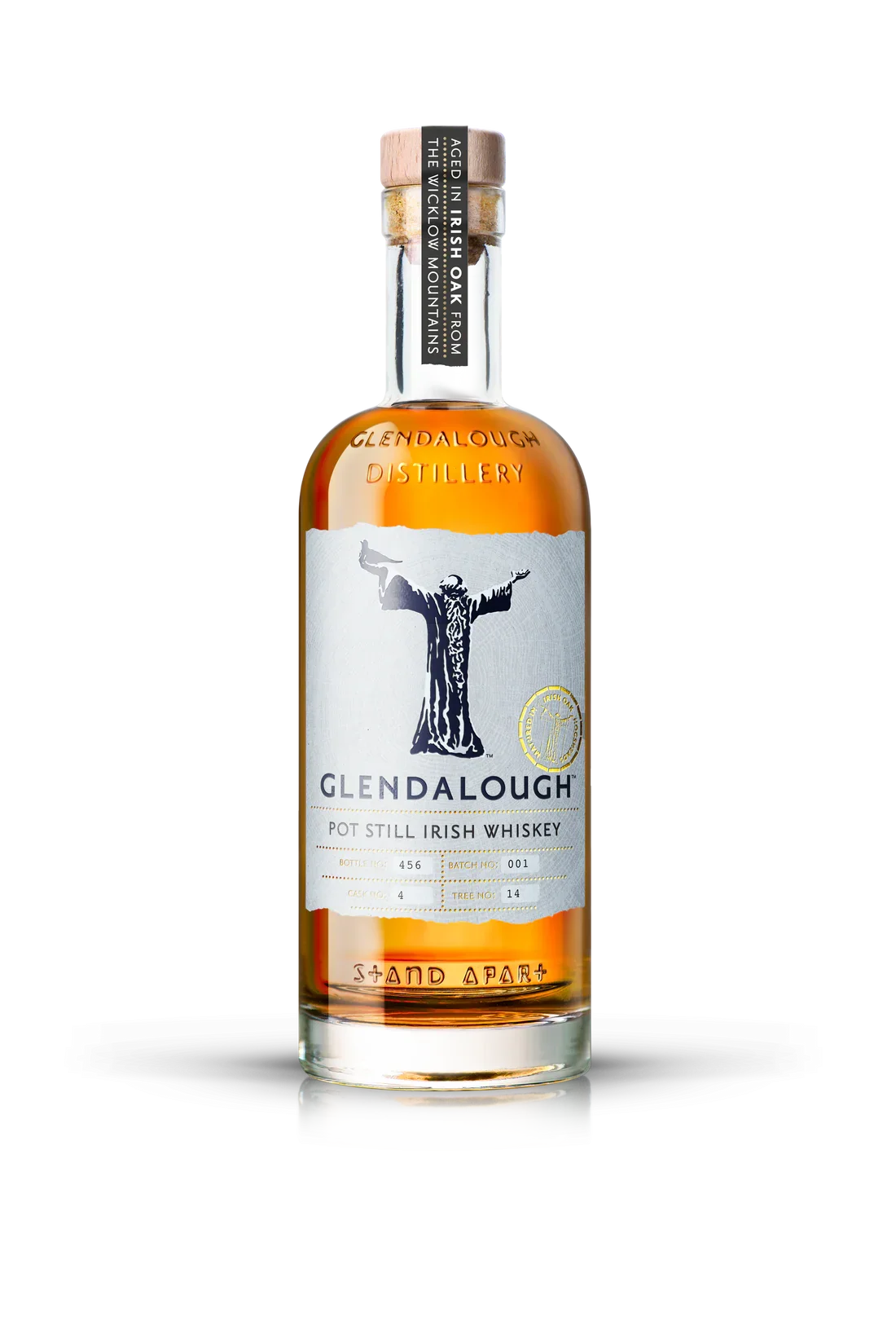 Glendalough Pot Still Irish Whiskey Irish Oak 750 ml - Captain Caskwell