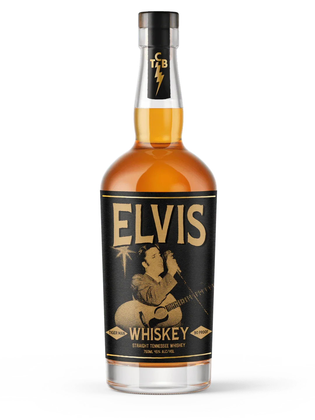 Elvis Straight Tennessee Whiskey 750ml - Captain Caskwell