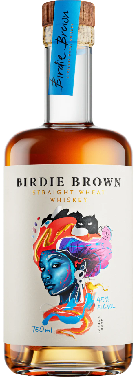 Birdie Brown Straight Wheat Whiskey 3 year 750ml - Captain Caskwell