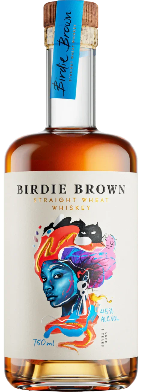 Birdie Brown Straight Wheat Whiskey 3 year 750ml - Captain Caskwell